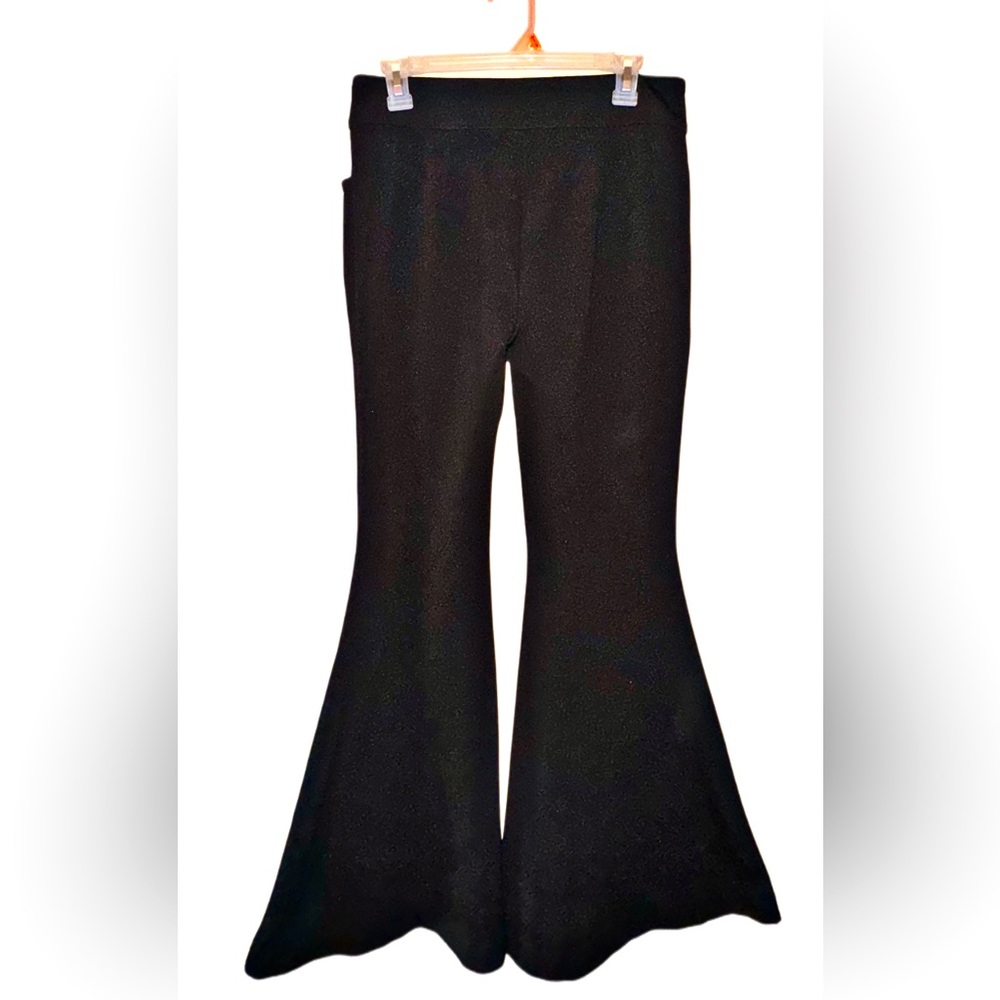 NWOT- INC international Concepts Black Super Flare Slacks